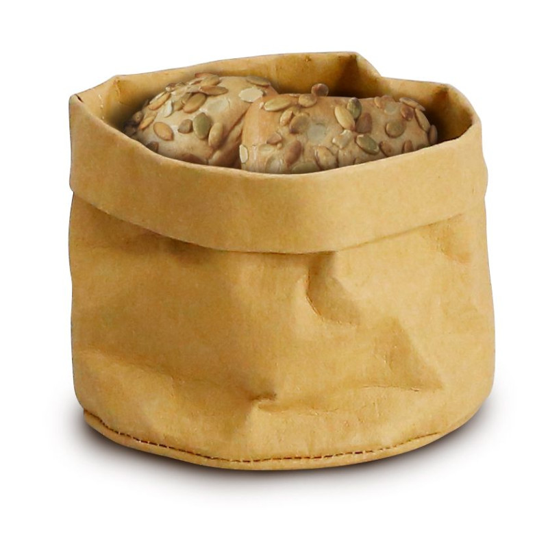 Saco de papel kraft alimentar bege - 170 x 170 mm Saco de papel kraft alimentar bege - 170 x 170 mm