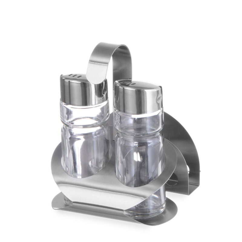 Salt and pepper shakers and napkin holder Salt and pepper shakers and napkin holder