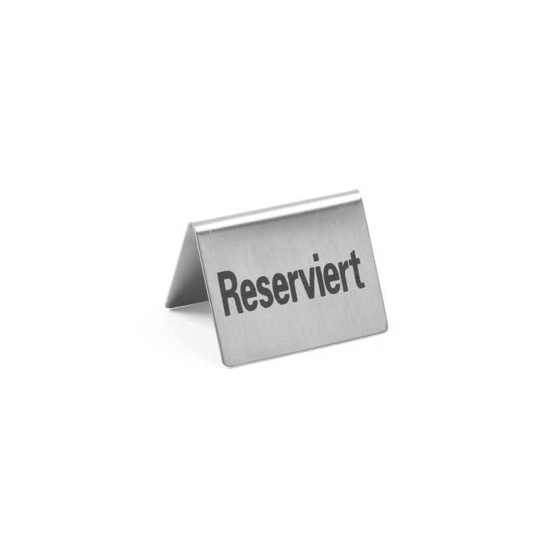 Cavalete de mesa Reservado - 4 peças - Marca HENDI - Fourniresto Cavalete de mesa Reservado - 4 peças - Marca HENDI - Fourniresto