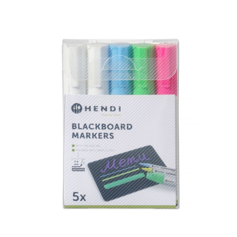 Marcadores de giz 6 mm - Marca HENDI - Fourniresto Marcadores de giz 6 mm - Marca HENDI - Fourniresto