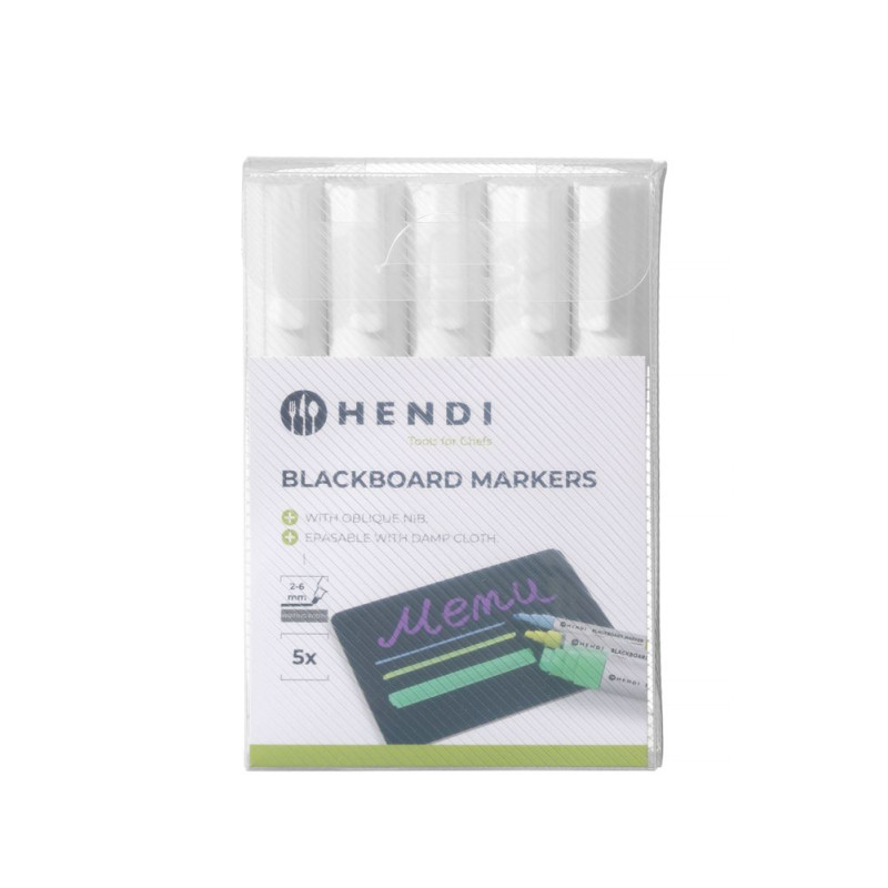 Marcadores de giz 6 mm - Marca HENDI - Fourniresto Marcadores de giz 6 mm - Marca HENDI - Fourniresto