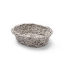 Cesto de pão oval - Cinza - 250 x 190 mm