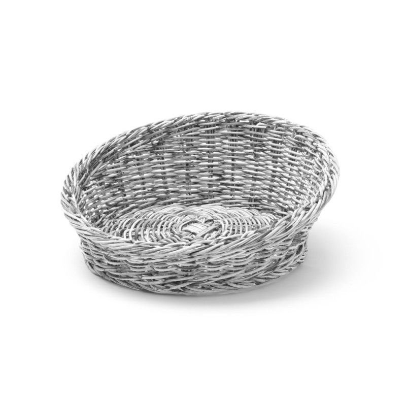 Cesto de pão redondo cinza - 310 mm de diâmetro Cesto de pão redondo cinza - 310 mm de diâmetro