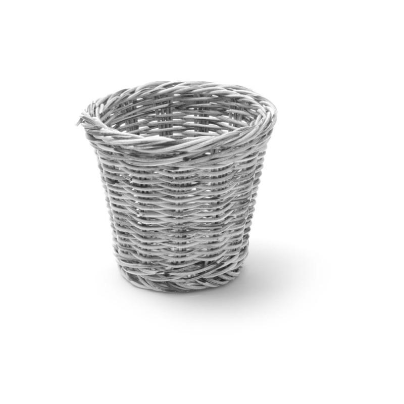 Cesto de lanche cinza - 130 mm de diâmetro Cesto de lanche cinza - 130 mm de diâmetro