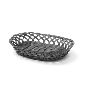 Cesto de vime oval - 320 x 230 mm