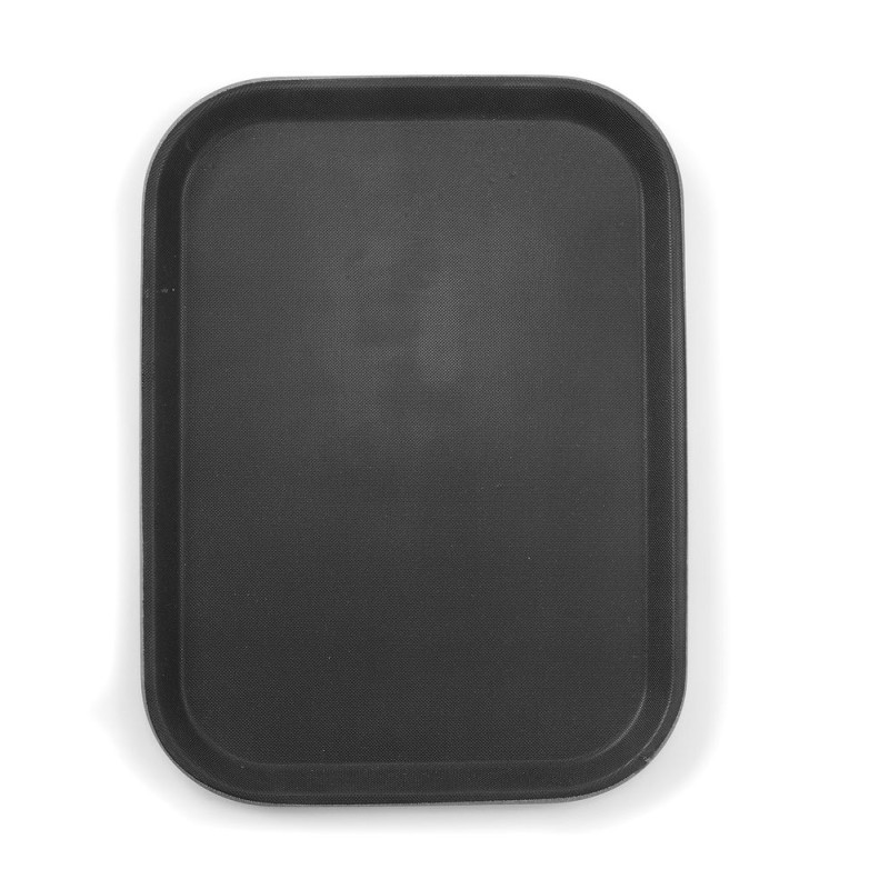 Tabuleiro Retangular em Polipropileno - Preto - 255 x 355 mm Tabuleiro Retangular em Polipropileno - Preto - 255 x 355 mm