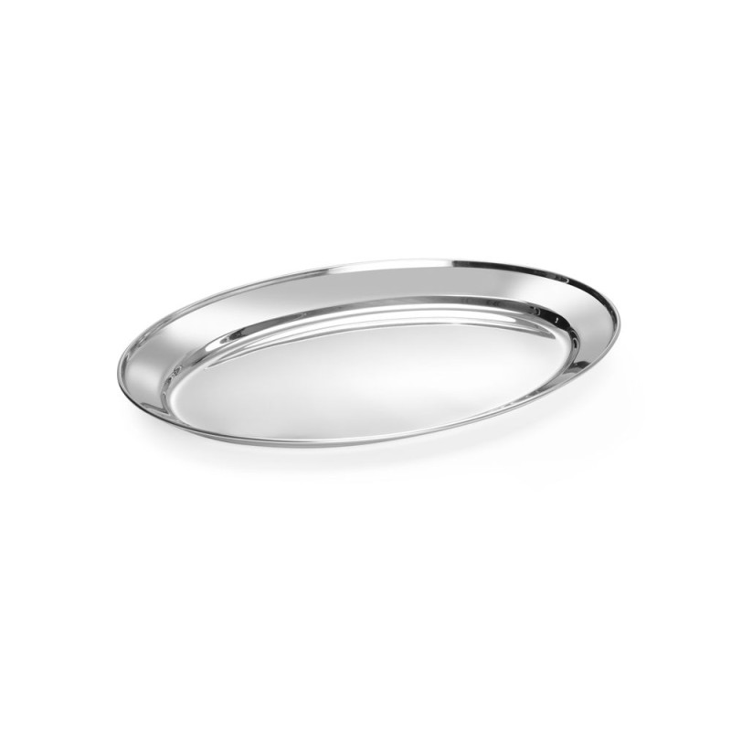 Prato Oval em Aço Inoxidável - 400 x 260 mm Prato Oval em Aço Inoxidável - 400 x 260 mm