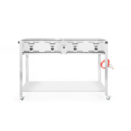 Churrasqueira a Gás de Alta Capacidade Grill-Master Quattro - Marca HENDI
