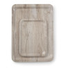 Tabuleiro de Serviço em Melamina Impresso Madeira Clara - 350 x 240 mm