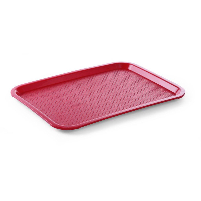 Tabuleiro Retangular Fast-Food Vermelho - 415 x 305 mm Tabuleiro Retangular Fast-Food Vermelho - 415 x 305 mm