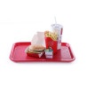 Tabuleiro Retangular Fast-Food Vermelho - 415 x 305 mm