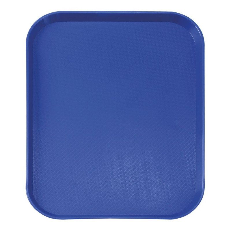 Tabuleiro Retangular Fast Food - Pequeno Modelo 265 x 345 mm - Azul Tabuleiro Retangular Fast Food - Pequeno Modelo 265 x 345 mm - Azul