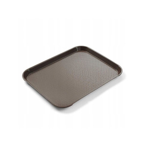 Tabuleiro Retangular Fast Food - Pequeno Modelo 265 x 345 mm - Marrom