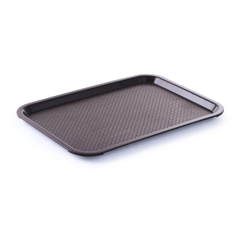 Tabuleiro Retangular Fast Food - Grande Modelo 450 x 350 mm - Marrom Tabuleiro Retangular Fast Food - Grande Modelo 450 x 350 mm - Marrom
