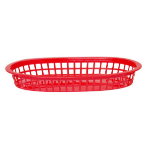 Cesto de Serviço Fast-Food - Vermelho - Conjunto de 6 - Hendi