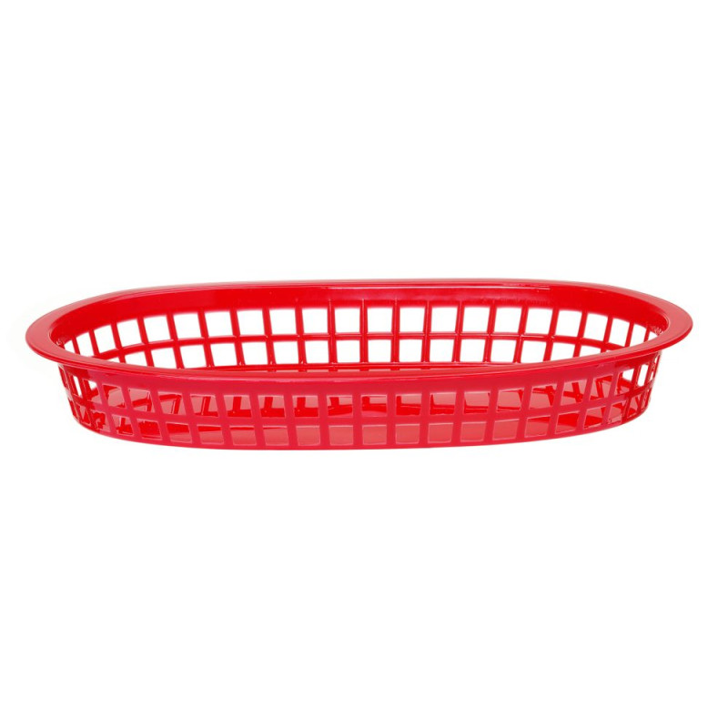 Cesto de Serviço Fast-Food - Vermelho - Conjunto de 6 - Hendi Cesto de Serviço Fast-Food - Vermelho - Conjunto de 6 - Hendi