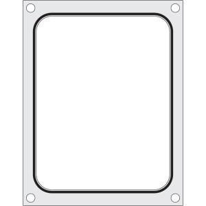 Matriz de Selagem para Seladora Manual - 227 x 178 mm - Hendi