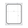Matriz de Selagem para Seladora Manual - 227 x 178 mm - Hendi