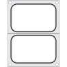 Matriz de Selagem para Seladora Manual - 2 Compartimentos 178 x 113 mm - Hendi
