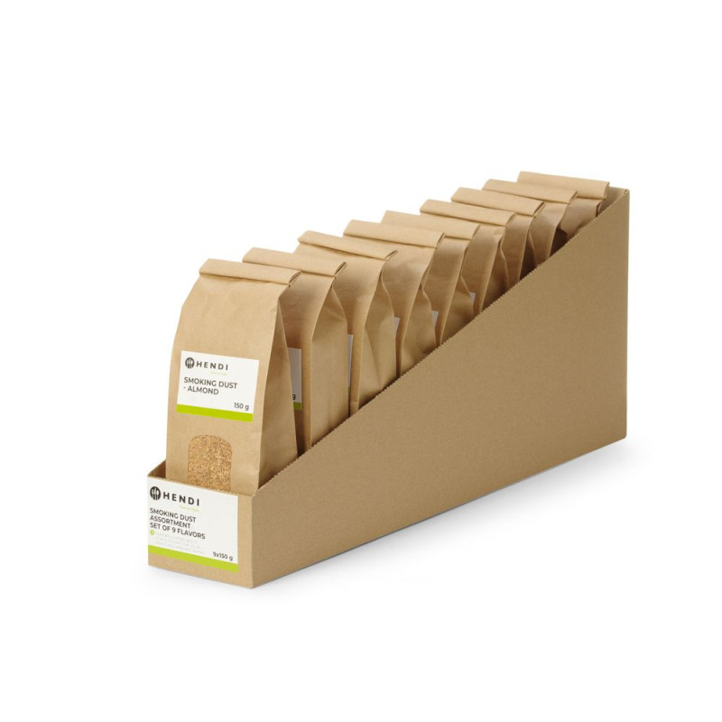Assortimento de Serragem para Defumação - 9 Sabores - Hendi Assortimento de Serragem para Defumação - 9 Sabores - Hendi
