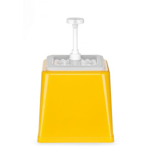Distribuidor de Molho com Bomba - Amarelo - 2,5 L - Hendi
