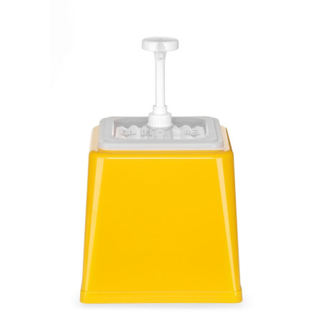 Distribuidor de Molho com Bomba - Amarelo - 2,5 L - Hendi