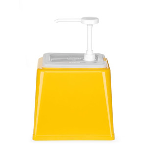 Distribuidor de Molho com Bomba - Amarelo - 2,5 L - Hendi