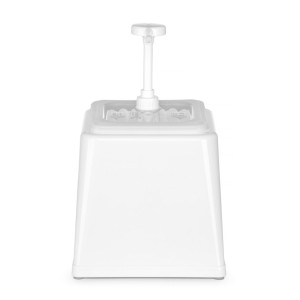 Distribuidor de Molho com Bomba - Branco - 2,5 L - Hendi