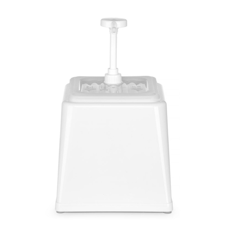 Distribuidor de Molho com Bomba - Branco - 2,5 L - Hendi Distribuidor de Molho com Bomba - Branco - 2,5 L - Hendi
