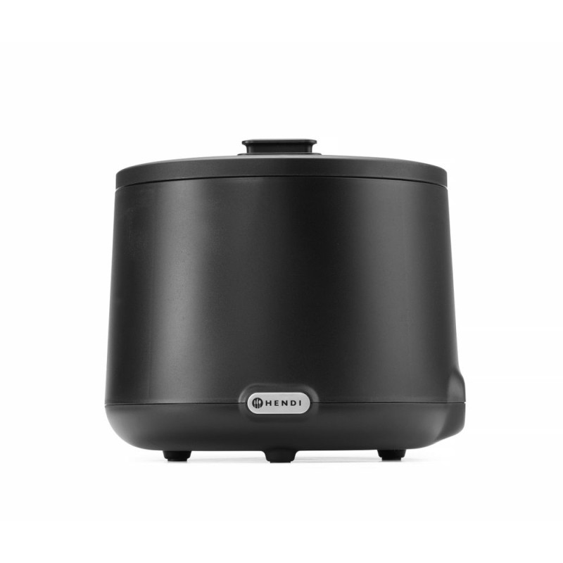 Black UNIQ Tureen - 8 L HENDI: the high-end tool to keep your soups warm professionally. Black UNIQ Tureen - 8 L HENDI: the high-end tool to keep your soups warm professionally.