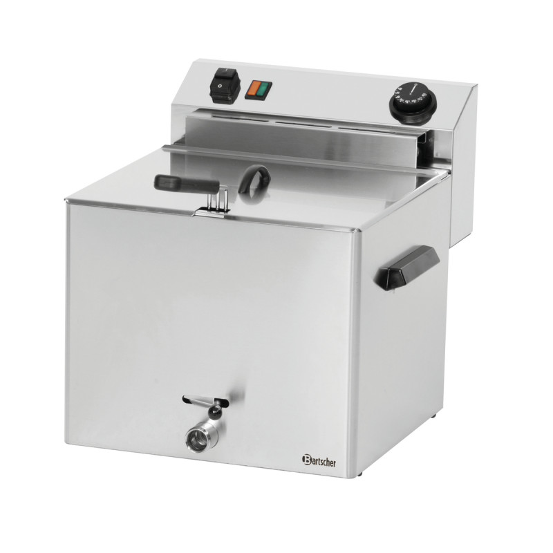 Fritadeira Pro 10 L com válvula de drenagem para restaurante Fritadeira Pro 10 L com válvula de drenagem para restaurante