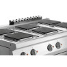 Forno 6 Placas Quadradas com Forno Elétrico GN1/1 e Armário Série 700