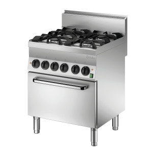 Forno 4 Bocas com Forno Elétrico GN1/1 Série 650