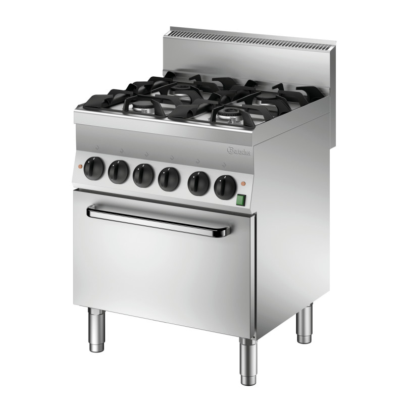 Forno 4 Bocas com Forno Elétrico GN1/1 Série 650 Forno 4 Bocas com Forno Elétrico GN1/1 Série 650