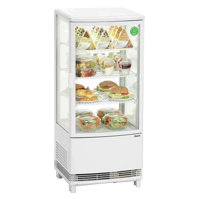 Mini Vitrine Refrigerada Profissional Bartscher - 86 L Mini Vitrine Refrigerada Profissional Bartscher - 86 L