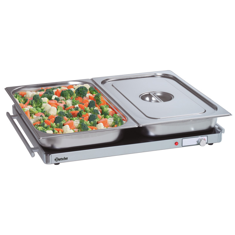 Placa de aquecimento GN 2/1 Bartscher Placa de aquecimento GN 2/1 Bartscher