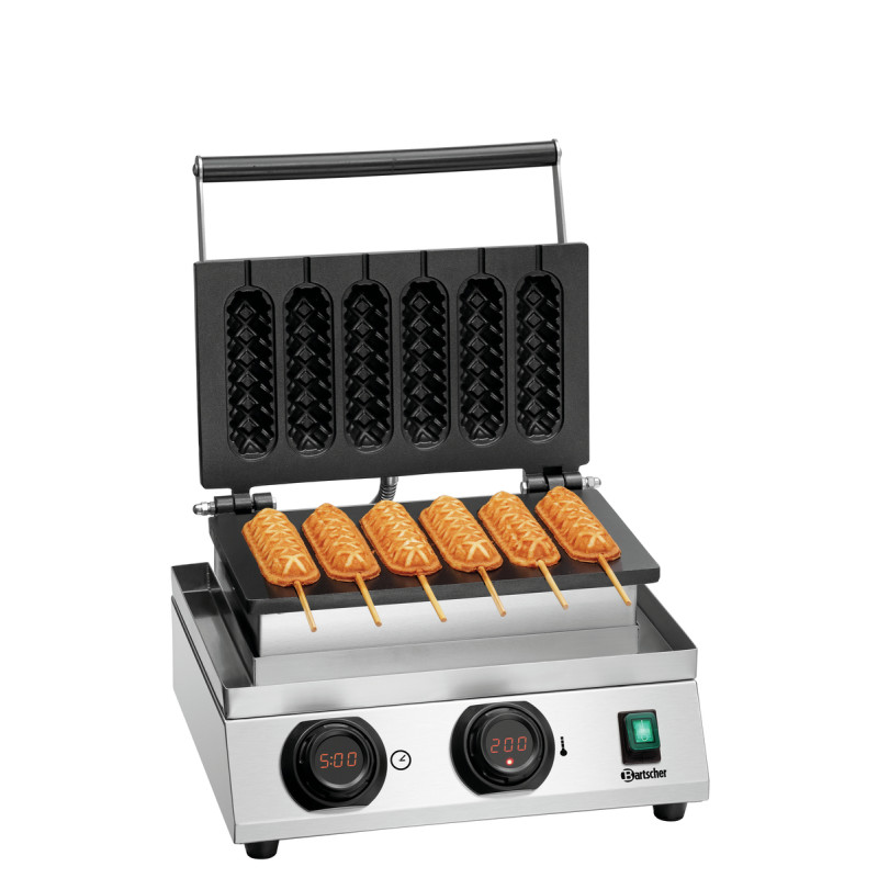 Gofre Profissional Lolly - Waffles em Espiga - Bartscher Gofre Profissional Lolly - Waffles em Espiga - Bartscher