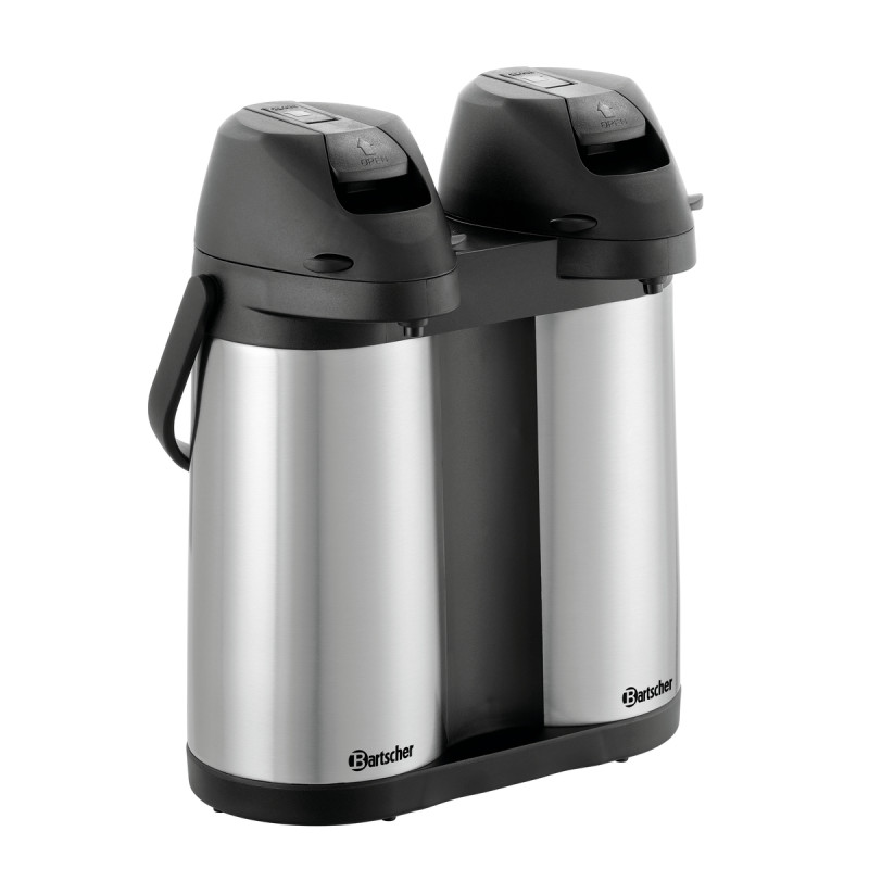 Termo com bomba Duo - 2 x 1,9 L - Bartscher Termo com bomba Duo - 2 x 1,9 L - Bartscher