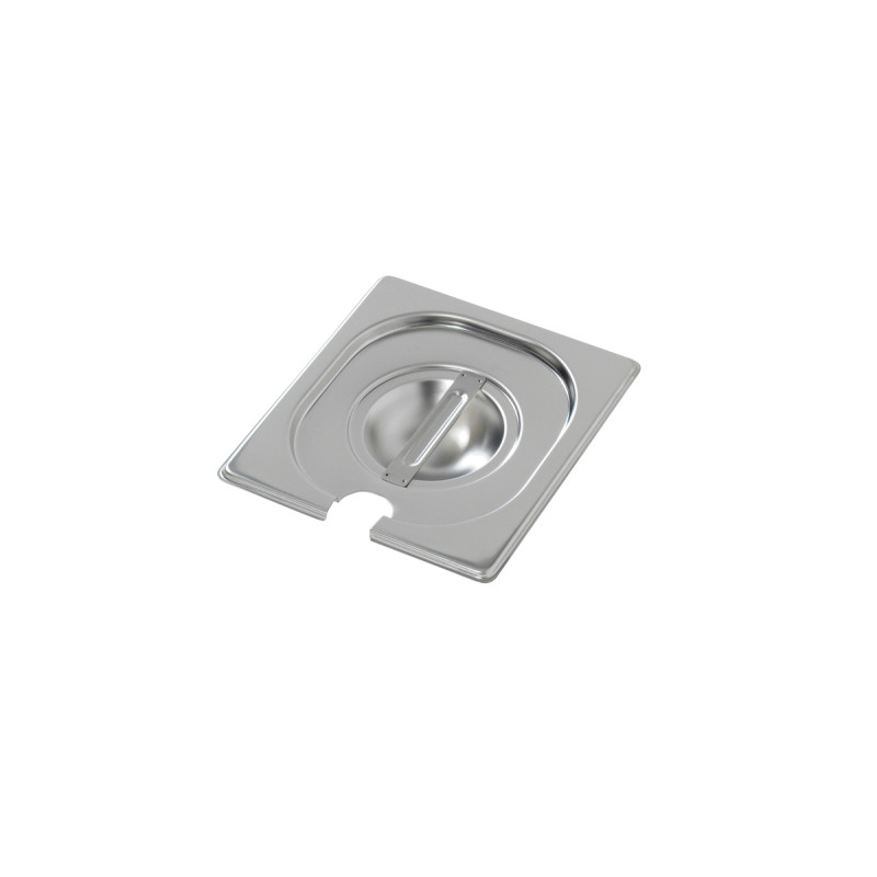 Tampa com entalhe para recipiente gastronorm - GN 1/6 Tampa com entalhe para recipiente gastronorm - GN 1/6
