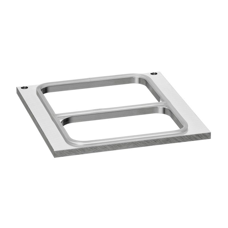 Moldura para Embutir 2 Compartimentos para Seladora de Bandejas Semi-Automática Moldura para Embutir 2 Compartimentos para Seladora de Bandejas Semi-Automática