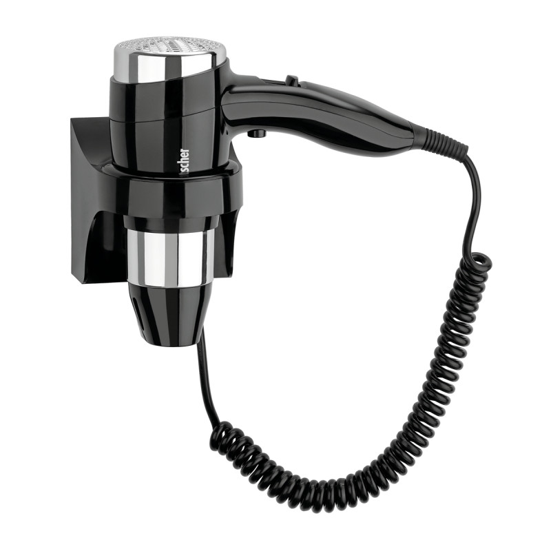 Secador de Cabelo de Parede Preto - Bartscher Secador de Cabelo de Parede Preto - Bartscher