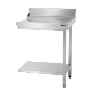Mesa de escorrimento DS-700R em aço inoxidável para cozinha profissional