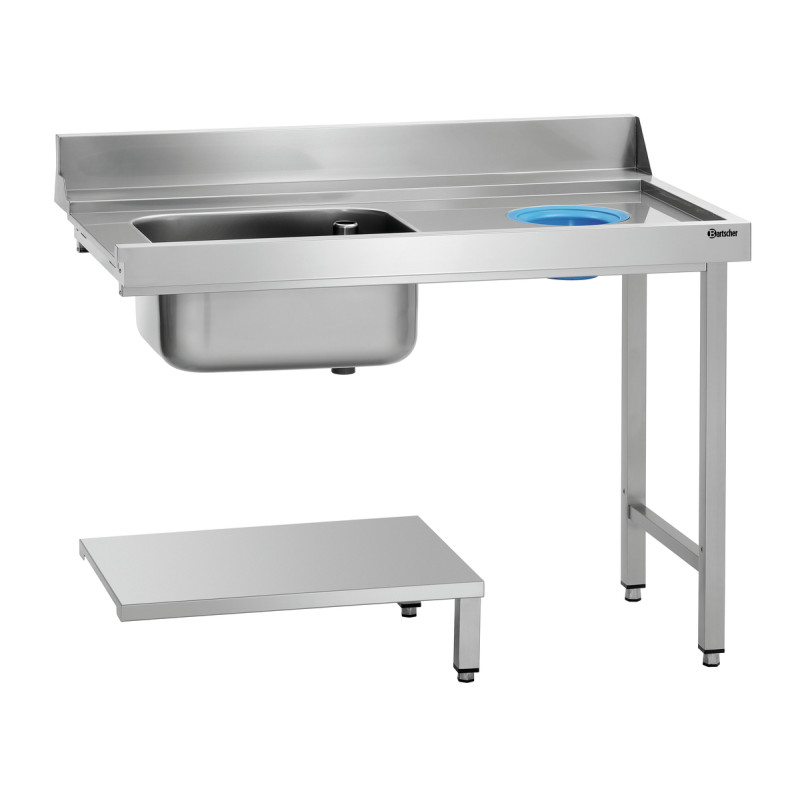 Mesa de triagem DS-R1BAS em aço inoxidável por Bartscher - Eficiência profissional Mesa de triagem DS-R1BAS em aço inoxidável por Bartscher - Eficiência profissional