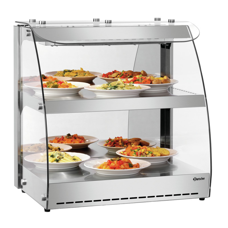 Vitrine Aquecida 5900 2ER Bartscher em Aço Inoxidável Vitrine Aquecida 5900 2ER Bartscher em Aço Inoxidável