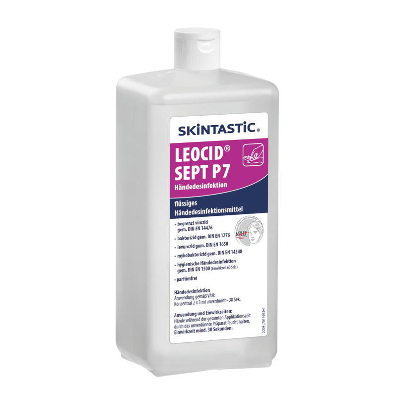 Desinfecção eficaz com SKINTASTIC® LEOCID SEPT P7 - Bartscher Desinfecção eficaz com SKINTASTIC® LEOCID SEPT P7 - Bartscher