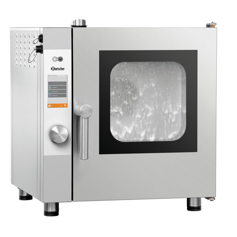 Forno combinado a vapor Silversteam 5230DRS Bartscher - Cozimento performante e preciso Forno combinado a vapor Silversteam 5230DRS Bartscher - Cozimento performante e preciso