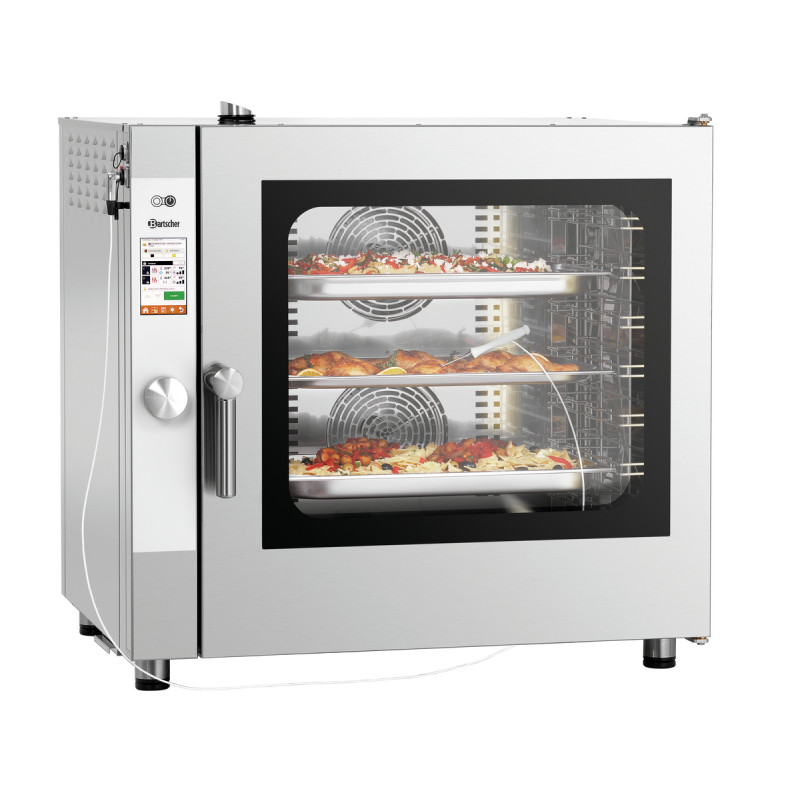 Forno combinado Bartscher Silversteam 7111D: Potente e versátil Forno combinado Bartscher Silversteam 7111D: Potente e versátil