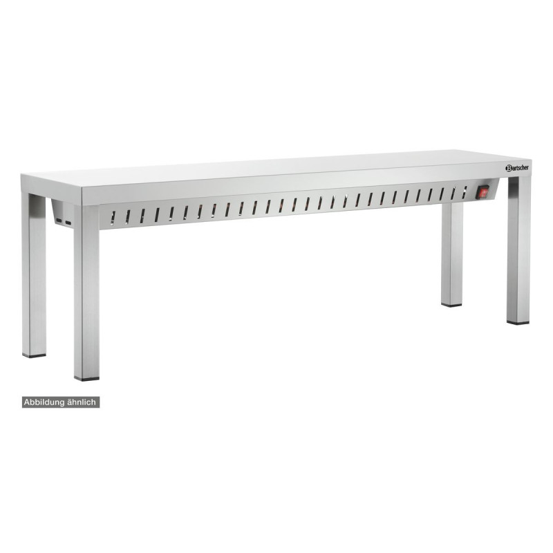 Rampas aquecidas profissionais Ponte térmica WBS1200 em inox - Bartscher Rampas aquecidas profissionais Ponte térmica WBS1200 em inox - Bartscher
