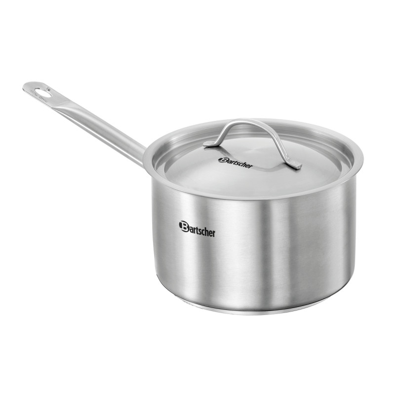 Casserola profissional Bartscher E3L-SG1 em aço inoxidável para indução Casserola profissional Bartscher E3L-SG1 em aço inoxidável para indução