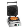 Máquina de waffles profissional Bartscher 1HW211 em aço inoxidável - Cozimento perfeito de waffles em forma de coração